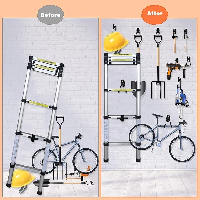 Garage Hooks, 16 Pack Garage Hooks Heavy Duty, Utility Steel Garage Storage - Image 8