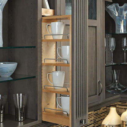 Rev-A-Shelf 3" W x 39" H Pull Out Quad Shelf Organizer - Image 2