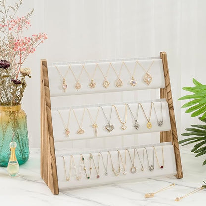 Necklace Holder, 3 Tier Necklace Organizer Stand - Image 8