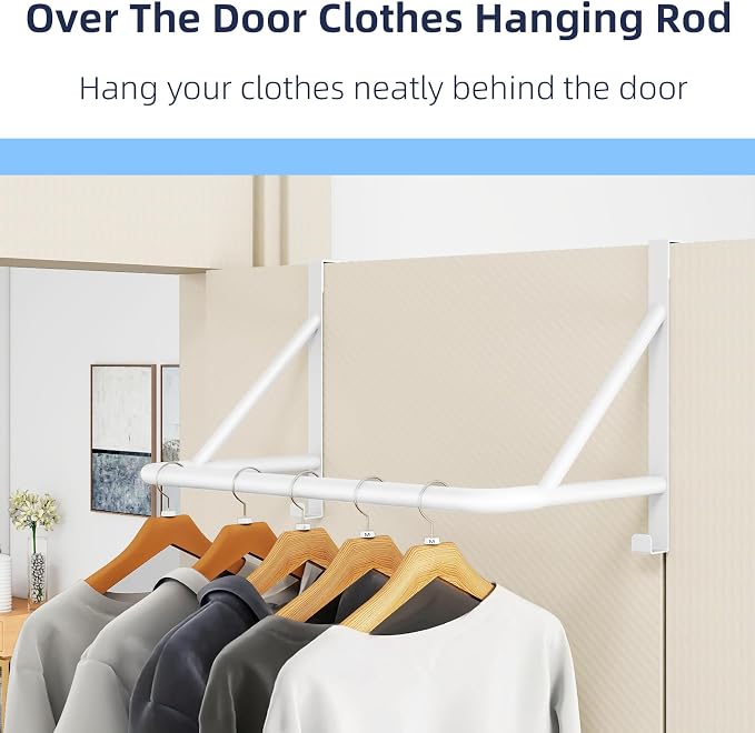 Over The Door Hanger for Clothes, Stainless Door Hangers for Clothing, Over The - Image 2