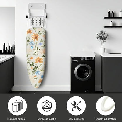 COKUMA Ironing Board Holder, Sturdy and Space-Saving Ironing Board Hanger Wall - Image 3