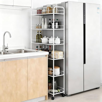 10in 6 Tier Slim Storage Cart - Image 2