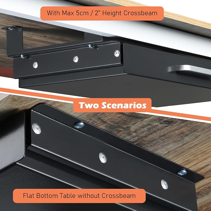 Under Desk Drawer Black 21" - Image 5