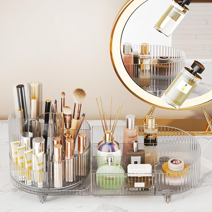 Rotating Makeup Organizer for Vanity - Image 6
