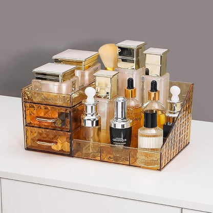 Clear Makeup Organizer for Vanity, Desk Makeup Caddy - Image 3