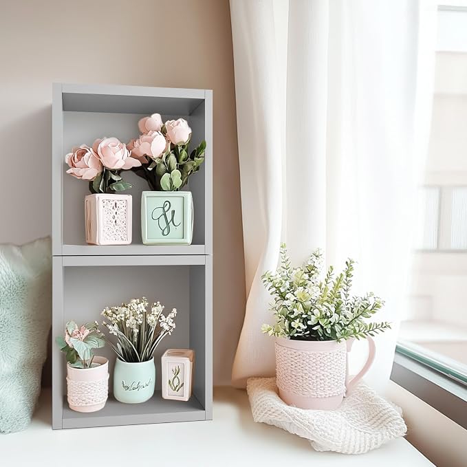 Cube Floating Shelves Set2, Display Shelves Wall Mount 7.75" D x 12.5" W x - Image 2