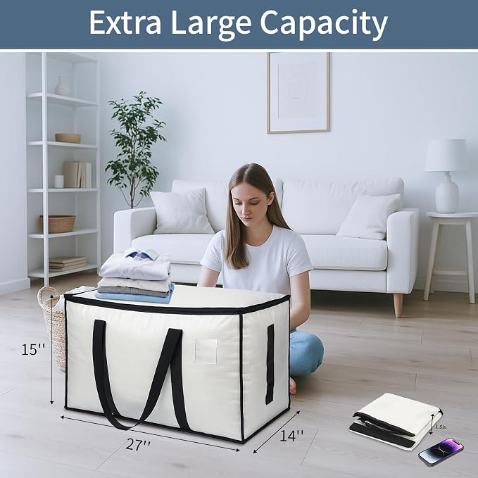 4 Pack-Extra Large Heavy Duty Moving Bags - Image 2