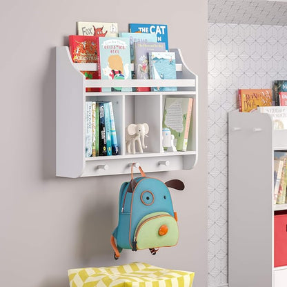 RiverRidge Kids Book Nook Wall Book Rack Shelf - Image 2