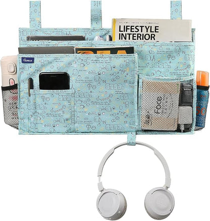 Surblue Bedside Caddy Hanging Bed Organizer Storage Bag Pocket - Image 2