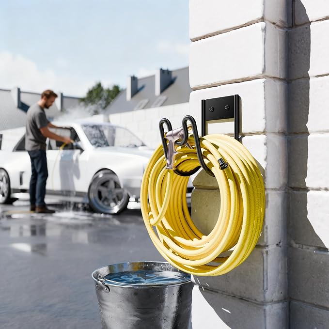 Garden Hose Holder Wall Mount - Image 2