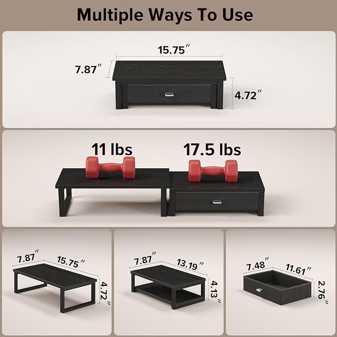 WOHOMO Dual Monitor Stand Riser - Image 2