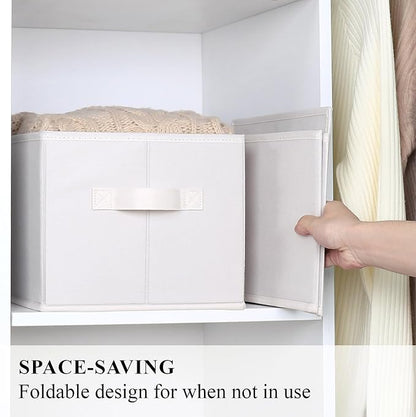 WUIKE Storage Baskets for Shelves, Fabric Storage Bins - Image 3