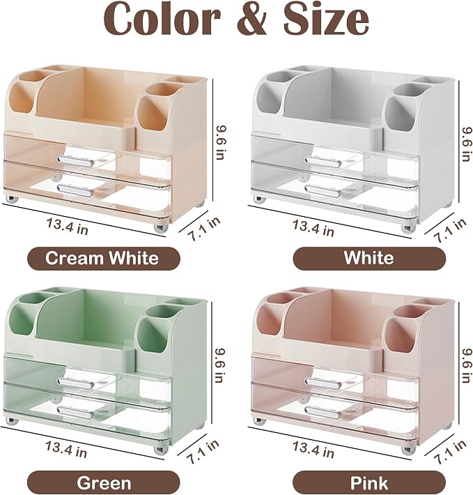 Large Makeup Organizers Countertop - Image 2