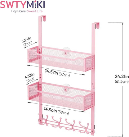 SWTYMIKI Over The Door Hooks Organizer - Image 7