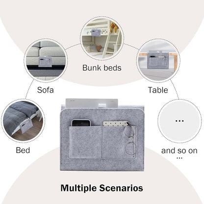 YOUDENOVA Bedside Caddy, Bedside Organizer - Image 5