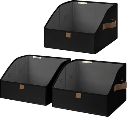 StorageWorks Closet Storage Bins, Trapezoid Organizer Box by StorageWorks
