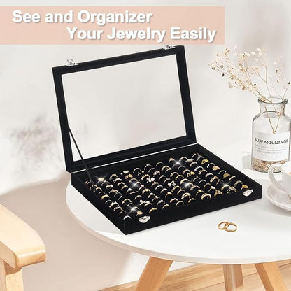 Ring Organizer for Jewelry, Ring Holder Box - Image 4