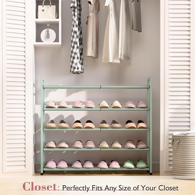 Bumusty 5-Tier Expandable Shoe Rack - Image 2