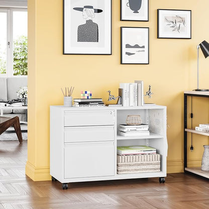3 Drawer Metal File Cabinet - Image 2