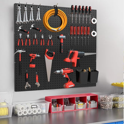 FZK Peg Board Wall Organizer Kit. Heavy Duty, 36 * 24 - Image 6