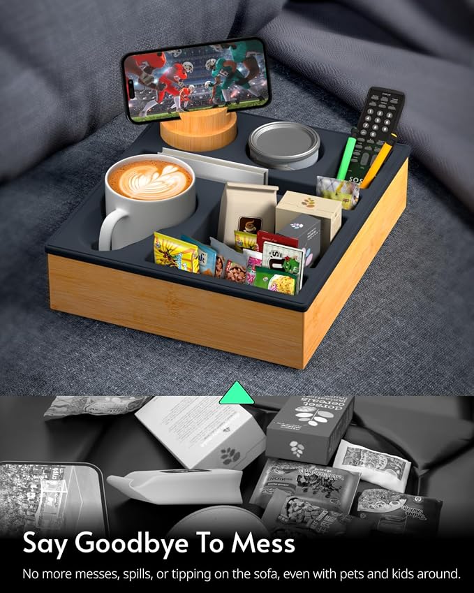 Couch Cup Holder Tray - Image 5