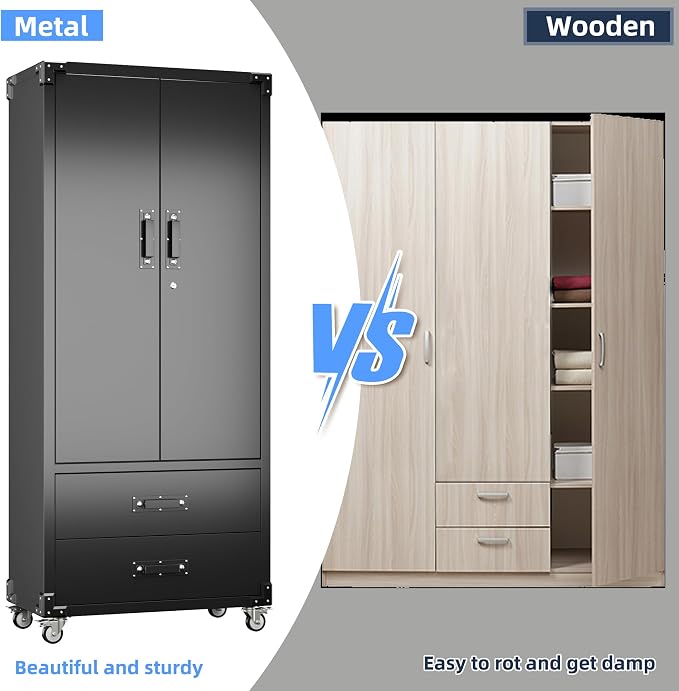 Upgraded Metal Garage Storage Cabinet - Image 8