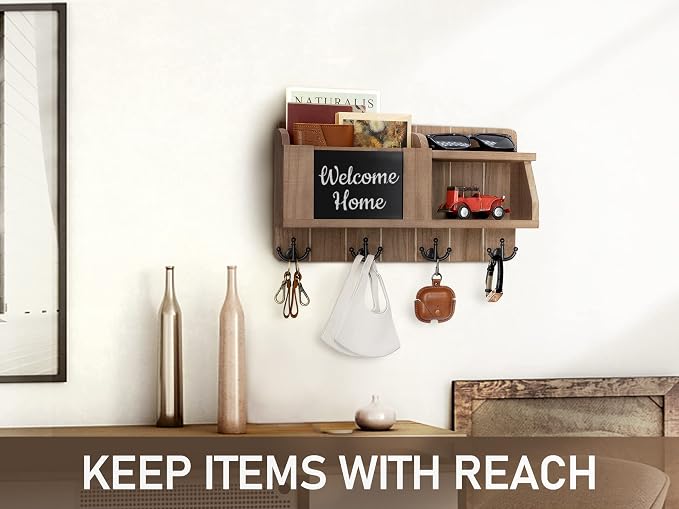 Rebee Vision Farmhouse Key and Mail Holder - Image 6