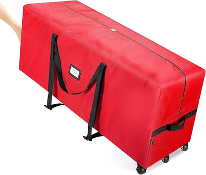 BALEINE 9 ft Rolling Christmas Tree Storage Bag, 3 Swivel Wheels by BALEINE