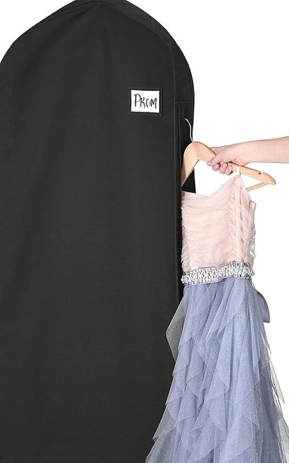 Whitmor Deluxe Dress Garment Bag, Gowns & Coats, Water-Repellent Polyester - Image 3