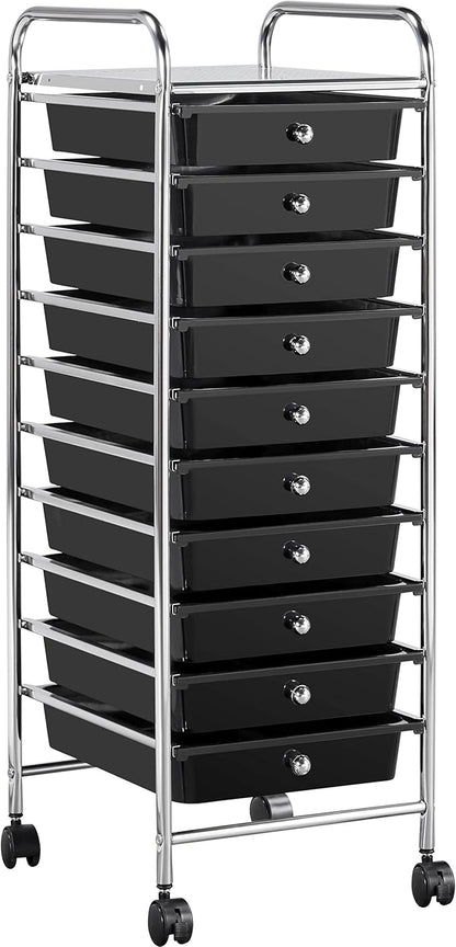 Yaheetech Rolling Cart Organizer Plastic Trolley by Yaheetech
