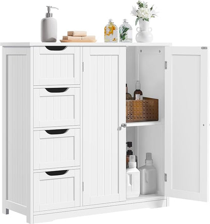 Yaheetech Small Bathroom Storage Cabinet by Unknown