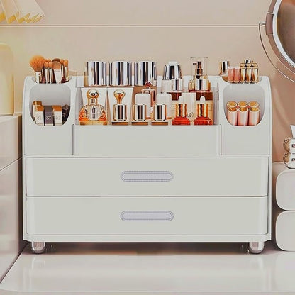 Makeup Organizer with Drawers for Vanity, Bathroom Countertop Organizer with - Image 3