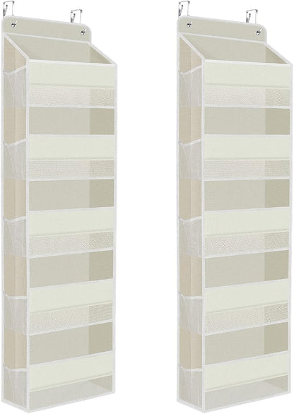 2 Pack Over The Door Organizer, Hanging Storage Organizer by SpaceHacks