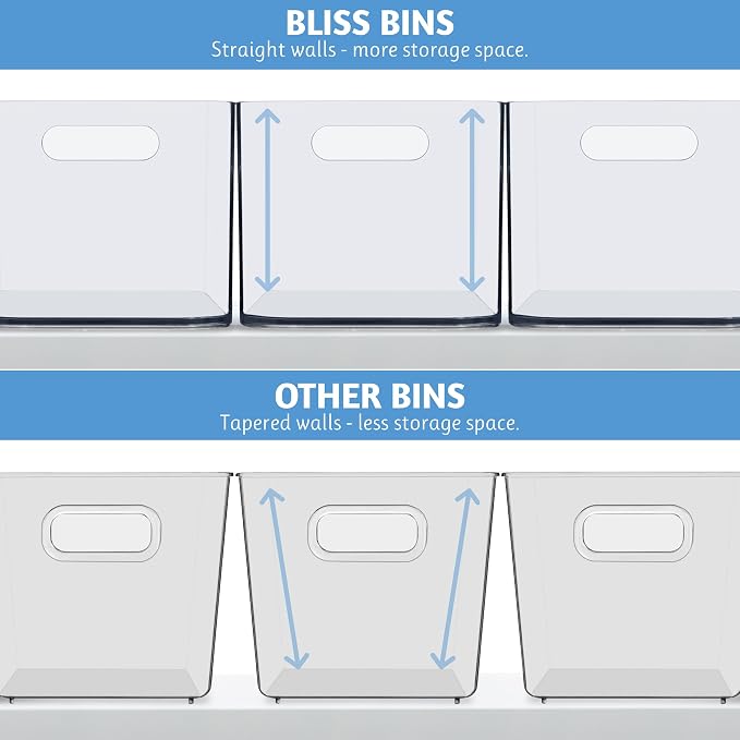 STORi Bliss 10" x 6" Open Clear Pantry Organizer Bin, Plastic Containers - Image 7