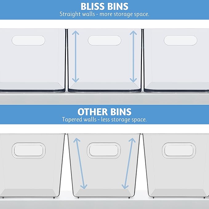 STORi Bliss 10" x 6" Open Clear Pantry Organizer Bin, Plastic Containers - Image 7