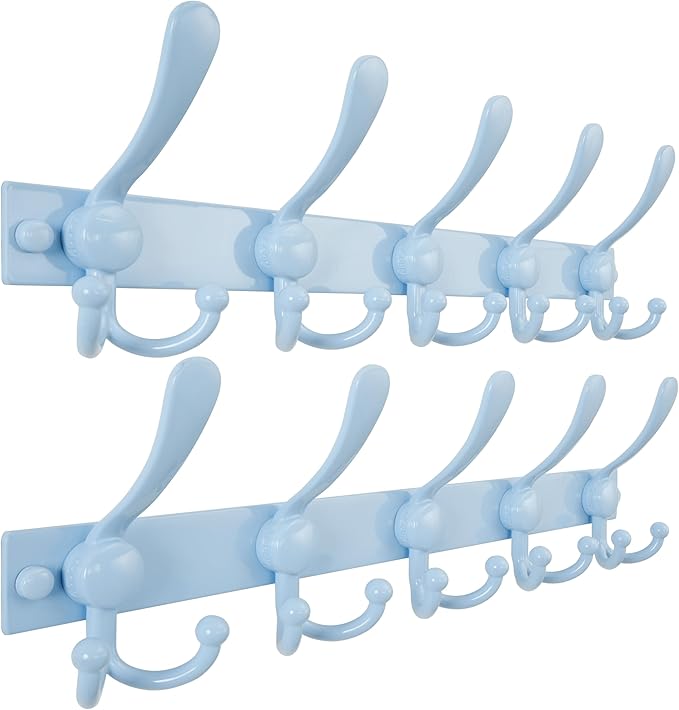 Dseap Coat Rack Wall Mount 2.0 Pro: Heavy Duty 300% Thicker, Stainless Steel by Dseap