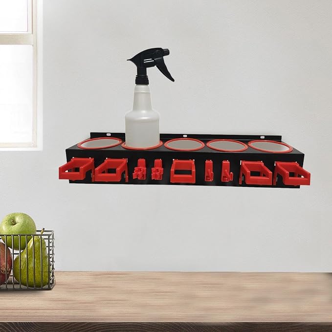Spray Bottle Storage Rack Spray Can Holder Bracket Bottle Organizer Shelf - Image 5