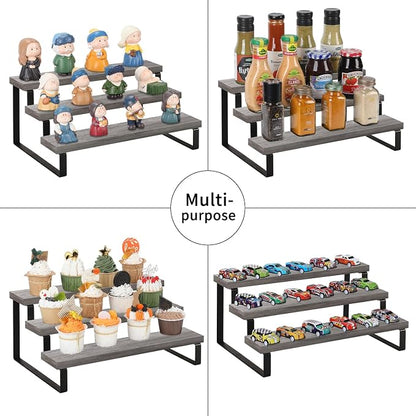YINMIT Wooden Display Riser Stand, Tiered Perfume and Cologne Organizer Stand - Image 7