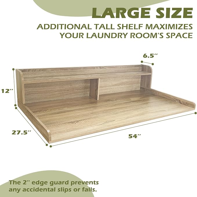 Royxen Laundry Countertop with Storage Universal Fit, Washer and Dryer - Image 3