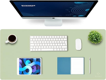K KNODEL Large Office Leather Desk Mat, Mouse and Keyboard Pad, Computer and by K+KNODEL