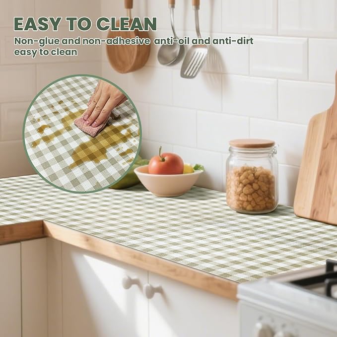 Drawer Liner and Shelf Liner for Kitchen Cabinet Liner Non-Adhesive Non-Slip - Image 5
