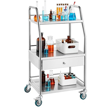 VEVOR Stainless Steel Utility Cart by VEVOR