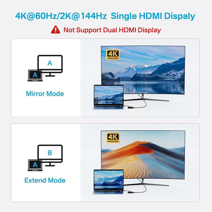 ACASIS USB C Hub 10Gbps, USB C to 4K 60Hz HDMI Adapter - Image 3