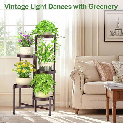 iDavosic.ly Plant Stand Indoor Outdoor, 5 Tier Corner Metal Flower Display - Image 8