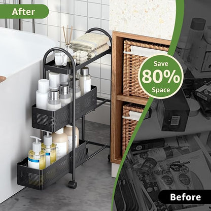 KINGRACK 3-Tier Slim Storage Cart - Image 7