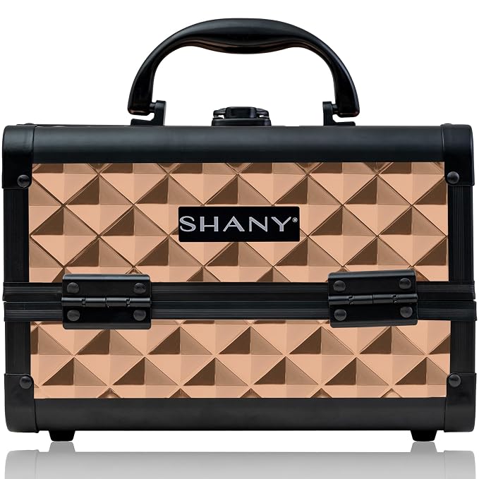 SHANY Chic Makeup Train Case Cosmetic Box Portable Makeup Case Cosmetics Beauty by SHANYCosmetics
