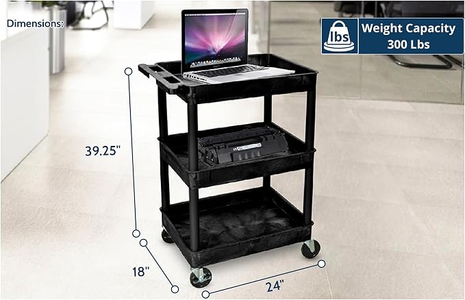 Luxor STC111 40.5" Automotive Utility Cart - Image 4