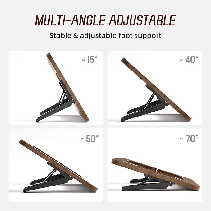 Bamboo Tablet Drawing Stand Tablet Holder - Image 6