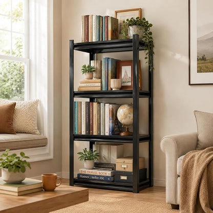 Heavy Duty Metal Bookshelf Adjustable Storage Shelving Unit - Image 9