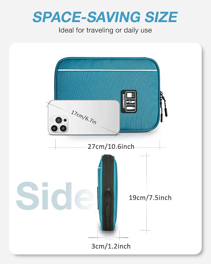 BAGSMART Large Electronics Organizer Travel Case - Image 5